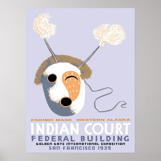 Vintage American Design Exhibition Poster (Front)