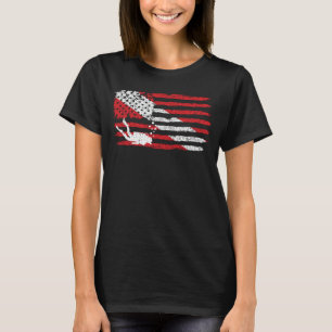 Vintage American Diver Down Flag USA Scuba Diving T-Shirt