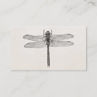 Vintage American Dragonfly Dragon Fly Template Business Card