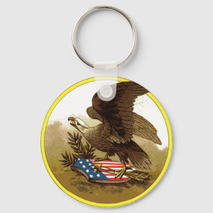 Vintage American Eagle Keychain