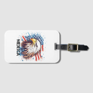 Vintage American Eagle  Luggage Tag