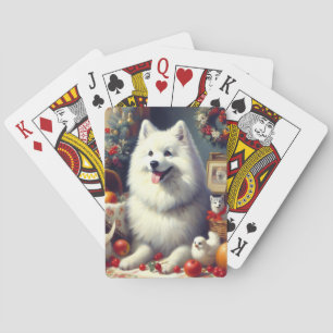 Vintage American Eskimo Painting Playing Cards