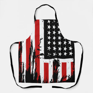 Vintage American  Flag  Apron