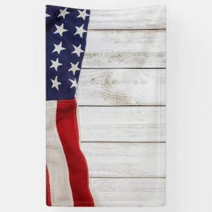 Vintage American Flag Banner