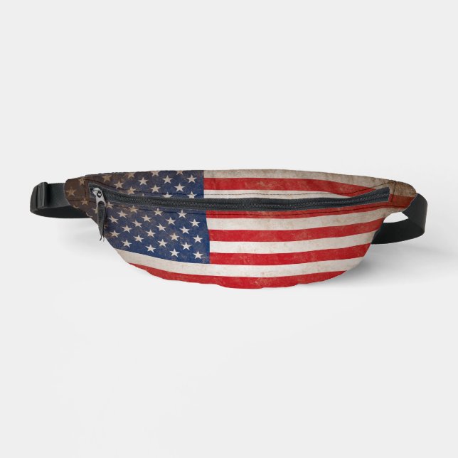 Vintage American Flag Bum Bags (Front)
