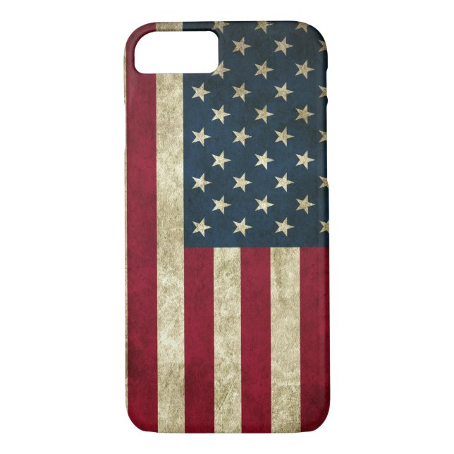 Vintage American flag Case-Mate iPhone Case (Back)