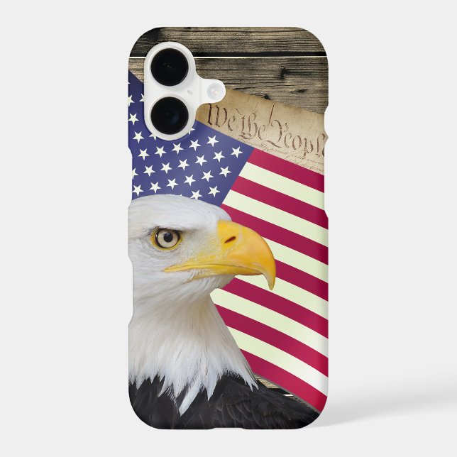 Vintage American Flag case, We The People / USA (Back)