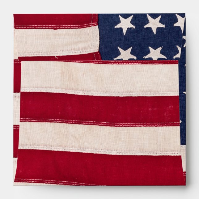 Vintage American Flag Envelopes (Back (Top Flap))