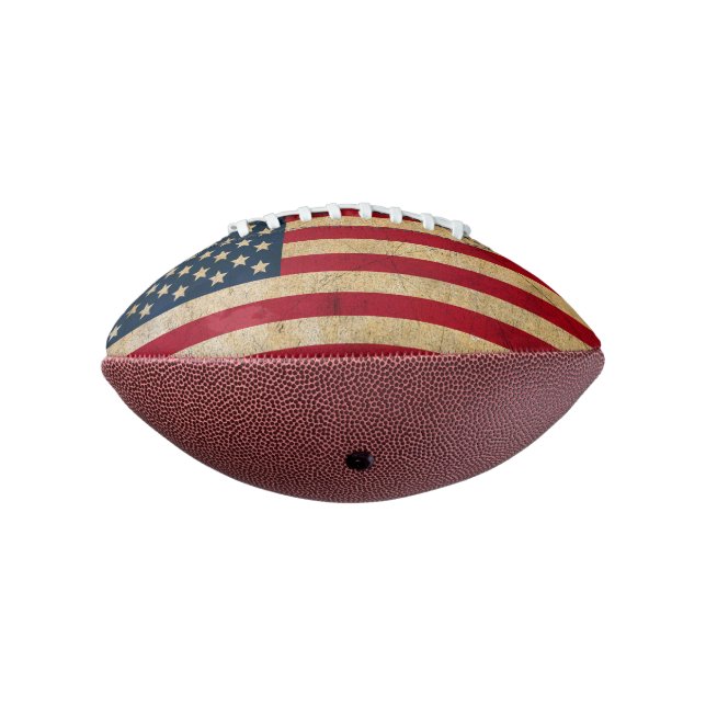 Vintage American Flag Football (Rotated 270)