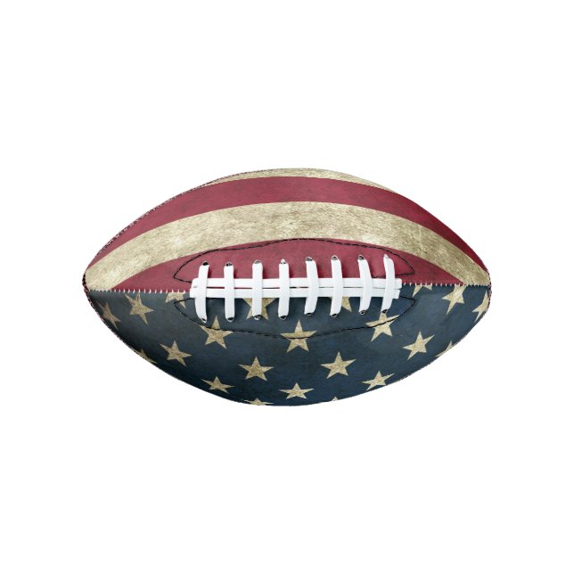 Vintage American Flag Football American Football (Front)