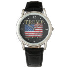 Vintage American Flag Gold Trump 2024