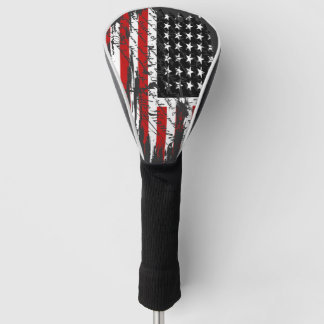 Vintage American Flag Golf Head Cover
