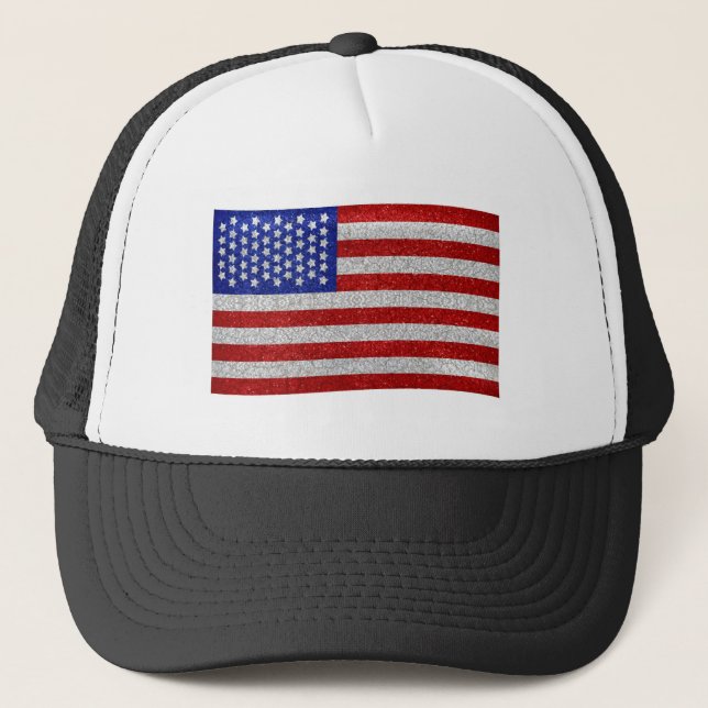 Vintage American Flag Hat (Front)