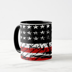 Vintage American Flag  Mug