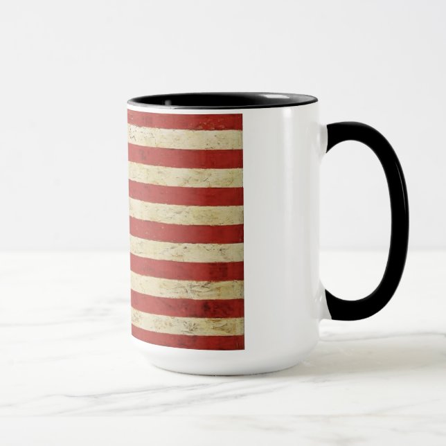 Vintage American Flag Mug (Right)