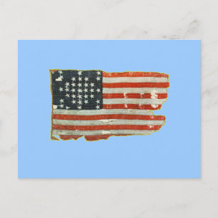 Vintage American Flag Products Postcard