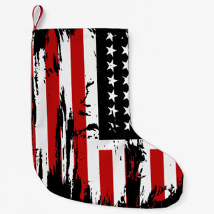 Vintage American  Flag  Small Christmas Stocking