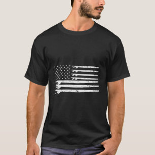 Vintage American Flag Surfboard T-Shirt