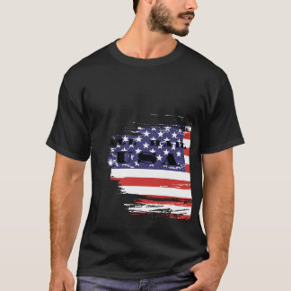 Vintage American Flag T-Shirt Patriotic USA