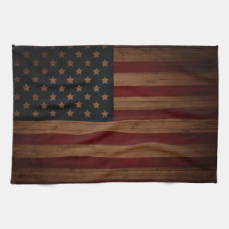 Vintage American Flag Tea Towel