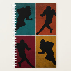 Vintage American Football Player Gift Planner