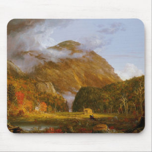 Vintage American landscape painting "A View of the Mouse Mat