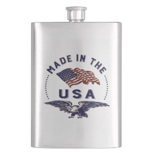 Vintage American Made in the USA Hip Flask