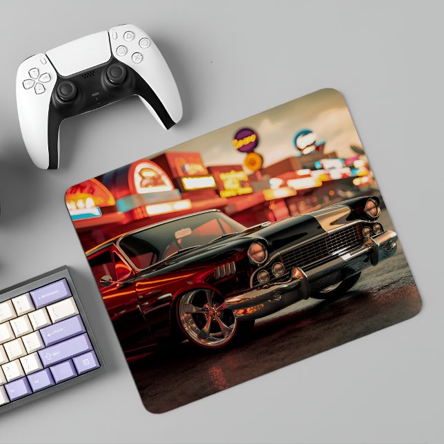 Vintage American Muscle Car Mousepad (Creator Uploaded)