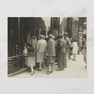 Vintage American Shoppers Postcard