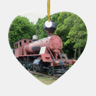 Vintage American Steam Locomotive Ceramic Tree Decoration