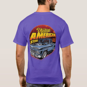 Vintage American Steel Classic  Pickup Truck T-Shirt