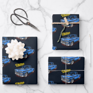 Vintage American Truck  Wrapping Paper Sheet
