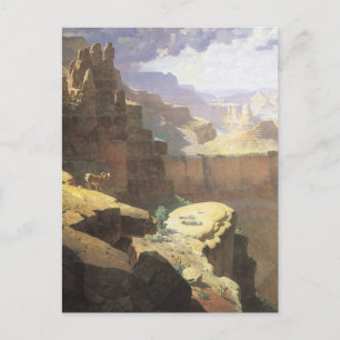 Vintage American West Art, Grand Canyon by Leigh Postcard