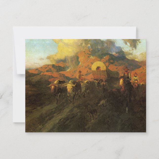 Vintage American West, Overland Trail by Johnson (Front)