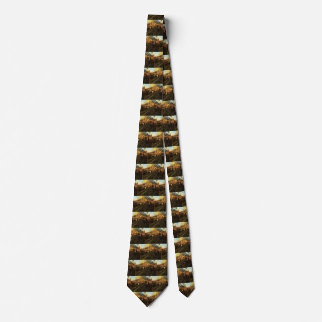 Vintage American West, Overland Trail by Johnson Tie (Front)