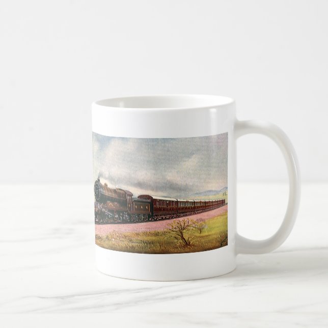 Vintage American West, Western Frontier Train Coffee Mug (Right)