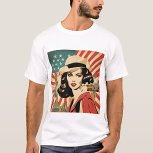 Vintage American Woman T-Shirt
