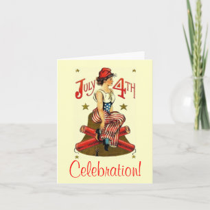 Vintage Americana 4th of July! Card