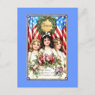 Vintage Americana Image on T shirts, Mugs, More Postcard