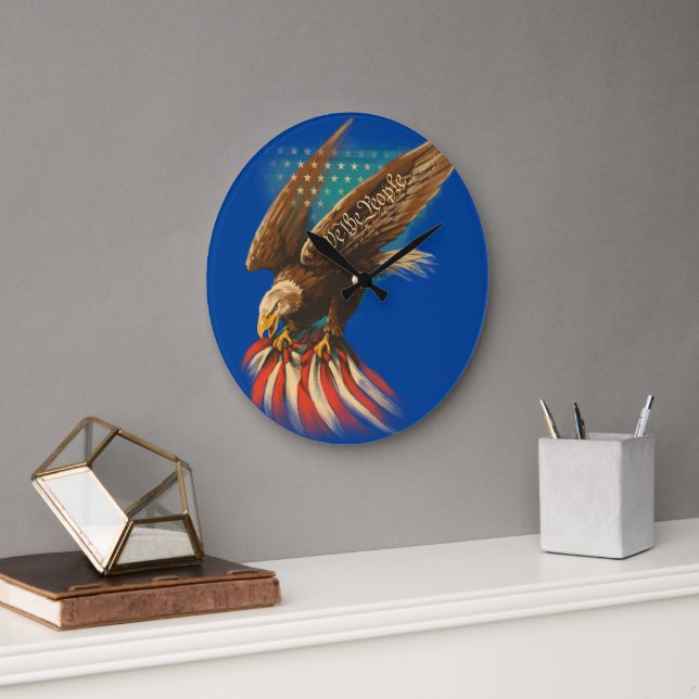 Vintage Americana Large Clock (Office)