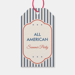 Vintage Americana Patriotic Gift Tag