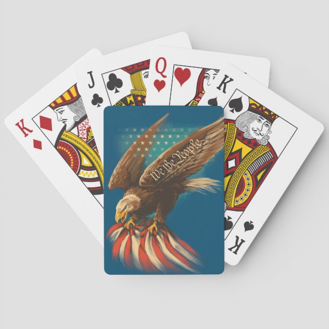 Vintage Americana Playing Cards (Back)