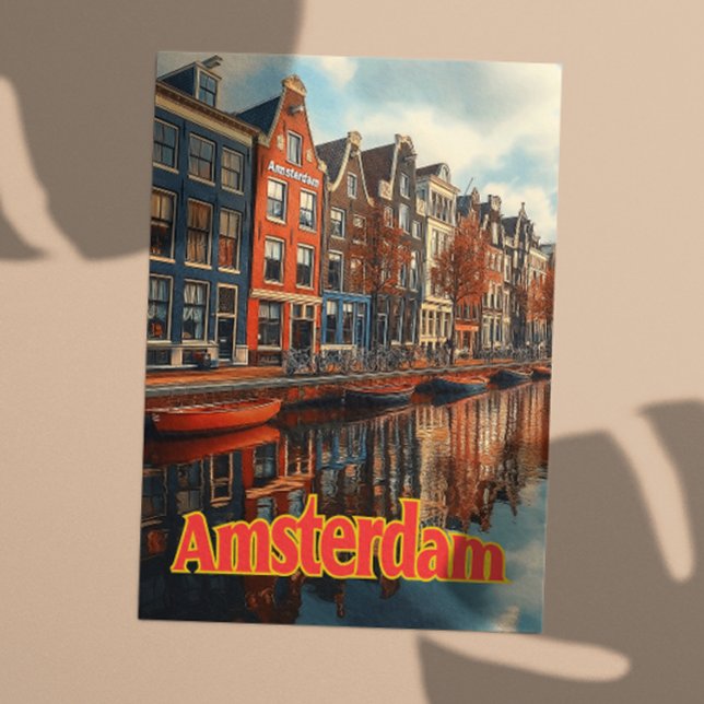 Vintage Amsterdam Netherlands Travel  Postcard (Creator Uploaded)