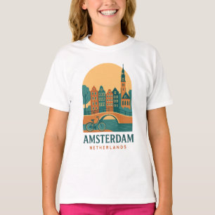 Vintage Amsterdam Netherlands Travel T-Shirt