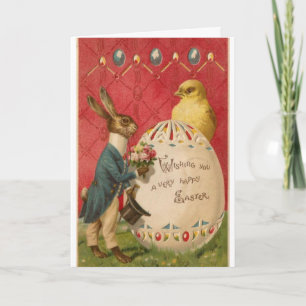 Vintage - An Egg-stra Special Easter, Holiday Card