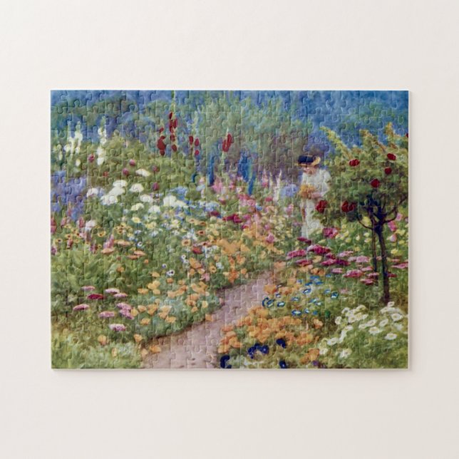 Vintage An English Country Garden Jigsaw Puzzle (Horizontal)