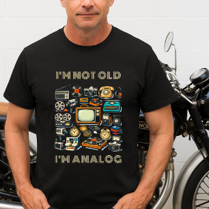 Vintage Analogue Devices Collage Birthday Template T-Shirt