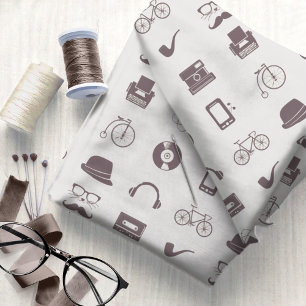 Vintage Analogue Treasures Fabric #3 ID1073