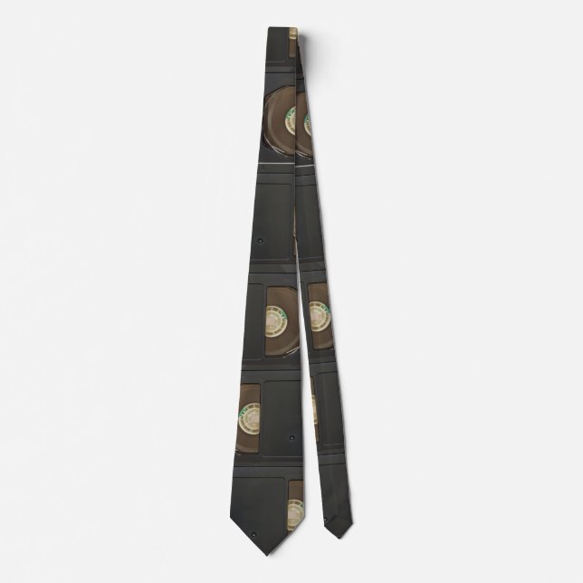 Vintage Analogue Videotapes Tie (Front)