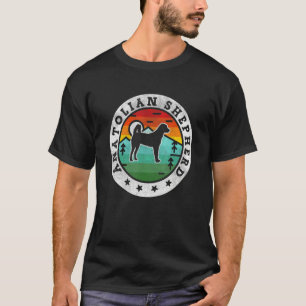 Vintage Anatolian Shepherd Retro Dog Mum Dad T-Shirt